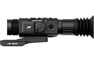 DNT Optics Hydra-LRF Multi-Function Thermal Scope with Laser Rangefinder and Ballistic Calculator - Standalone Scope, Clip-On, Handheld Monocular
