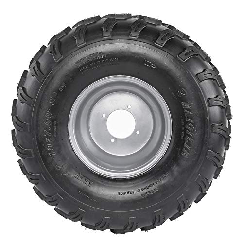 ZXTDR 19x7-8 ATV Tires 19x7.00-8 Tubeless Go Kart Wheel Tire with Rim For Quad Bike 4 Wheelers