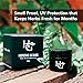 Herb Guard - Eighth Oz Ultraviolet Jar (50 ml) Airtight UV Protection Keeps Goods Fresh for Months