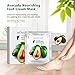 foot mask,feet peel Mask,foot massager,Dead Skin Remover,Exfoliating Callus Remover,One Hour Exfoliant Treatment,Avocado Nourishing Foot Cream (2 pairs)