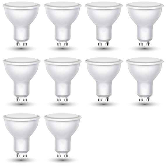 10-er ZoneLED SET - GU10 LED Lampen - 3W (ersetzt 25W Glühbirne) - TagesLicht 4000K - 210 lm - 110° Abstrahlwinkel - (7127x10