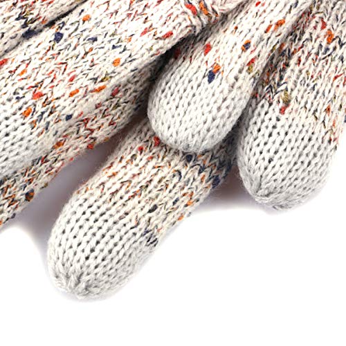 image for YOOWL Gloves Women Men Touchscreen Gloves Texting Warm Winter Knitted 