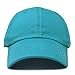 Dalix Unisex Unstructured Cotton Cap Adjustable Plain Hat, Teal