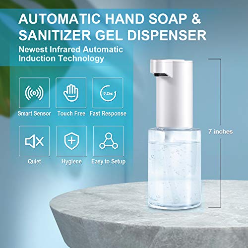 JENTXON Automatic Hand Sanitizer Dispenser for Hand Sanitizer Gel, Touchless Automatic Soap Dispenser for Hand Soap… - Image 3