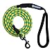 Phydeaux’s Mountain Climbing Rope Dog Leash - 6 ft Long - Premium Quality - Perfect for Medium and Large Dogs (Lemon-Lime)
