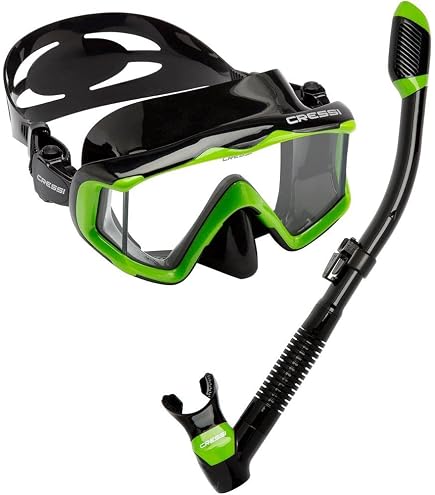 CRESSI Musa Explorer Set – Schnorchel-Set Mit Maske, Schnorchel & Flossen Für Erwachsene
