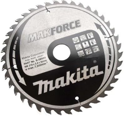 Makita B-32340 MAKFORCE TCT Saw Blade 190x15.88x24T, Black - Image 5