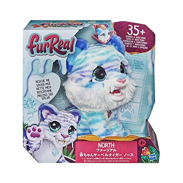 furReal North the Sabretooth Kitty Interactive Pet Toy, 35+ Sound-& Motion-Combinations, Ages 4 and Up