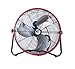 MaxxAir HVFF 20S REDUPS Shroud Floor Fan, 20-Inch, Red