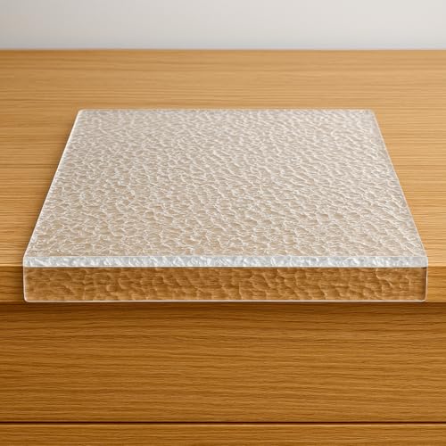 Photo 1 of Acrylic Cutting Board with Counter Lip | Textured Non-Slip Over-the-Counter Kitchen Cutting Board | Durable Clear Chopping Board for Countertop Protection?16.1x12.5 in)