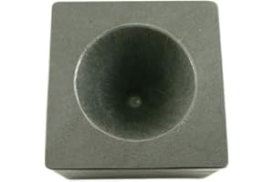 MAKE YOUR OWN GOLD BARS High Density Graphite Conical Mold- Assy Gold Silver Black Sand Cone - Full Size