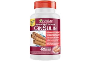 OProCyn Tru Nature Cinsulin Advanced Strength Cinnamon Extract 500mg, 200 Vegetarian Capsules