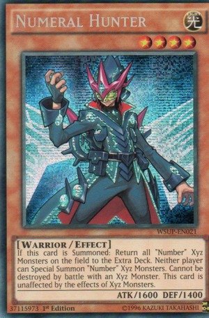 Yu-Gi-Oh! - Numeral Hunter (WSUP-EN021) - World Superstars - 1st Edition - Prismatic Secret Rare