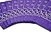 T&Z 100% Cotton 12 Pack Fine Bandanas Professional Factory Manufactured (Purple)