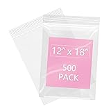 iMailer - 500 Pcs- 12" x 18" Reclosable Plastic Zip