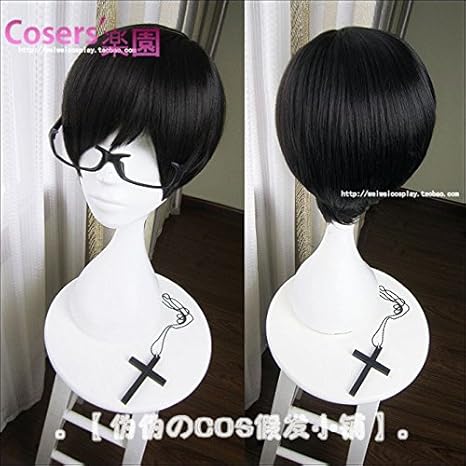 Amazon 坂本ですが 坂本 さかもと かつら ウィッグ 仮装用cosplay Wig ヘアピース 専用ネット付き コスプレ 仮装 通販