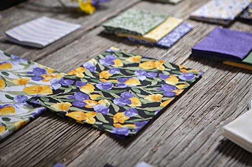 Connecting Threads Print Collection Precut Quilting Fabric Bundle 10" Squares (Regelia) - Thumbnail 2
