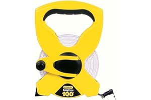 STANLEY 100 Ft Tape Measure, Open Reel, Fiberglass, 100-Foot (34-790)