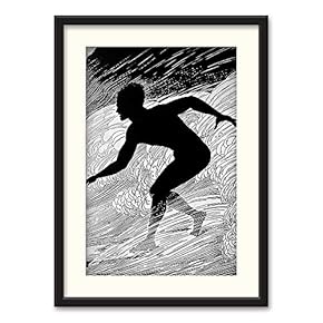 NWT Black Paper Framed Canvas Wall Art for...