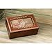 Cottage Garden Mom Your Love Means World to Me Woodgrain Embossed Jewelry Music Box Plays Wind Beneath My Wings