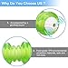PERSUPER Interactive Dog Balls Toys Durable Ball - Rubber Dog Toy Chew Toys Ball Squeak Toys Training Playing Pet Toy Indestructible Balls for Small, Medium and Large Dogs