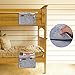 YUEMI Bedside Caddy Pocket, Home Sofa Bedside Desk Felt Hanging Storage Organizer Bag Holder with 5 Small Pockets for Organizing Books and More Small Something,Without Chemical Smelling(Light Grey) …