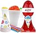BLIZZY Snow Cone Maker Set | Includes: (1) Blizzy Electric Ice Shaver (20) 6 oz. Paper Cone Cups (20) Plastic Straws