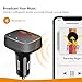 Roav by Anker, SmartCharge F0 FM Transmitter/Bluetooth Receiver/Car Charger with Bluetooth 4.2, USB Ports, Poweriq, and Aux Output (No Dedicated App)