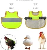 SHANBOYU Hen Chicken Saddle Waterproof Printed Vest Coat Back Feather view 3