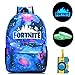 Gash Hao Fortnite Backpack College School Bookbag Anti Theft Luminous Travel Laptop Bag