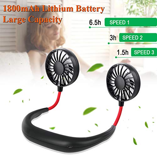 1 Hand+Free+Personal+Fan+Rechargeable