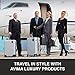 Leather Luggage Tag by AVIMA | Bag Tags Suitcase Tags Identifiers Travel Tags 2pc - Brown
