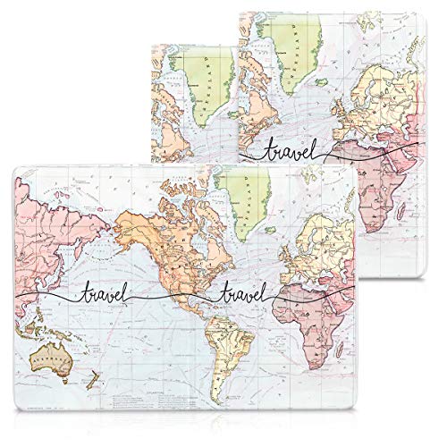 kwmobile-3x-Passport-Holder-Protective-Cover-PVC-Passport-Cover-for-Men-and-Women-Essential-Travel-Accessory-Travel-BlackMulticolor