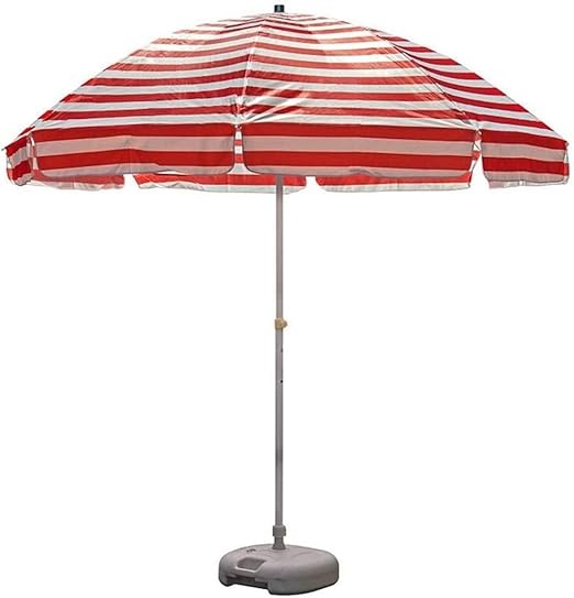 LYYJIAJU Parasolparasol Gartenartikel 8.2ft 270cm tragbare gestreifter