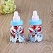 LASLU 24pcs Feeder Style Candy Bottle for Baby Shower Favors Fillable Mini Bottle Candy Gift Box for Boy Girl Newborn Infant Baptism Christening Birthday Party Decoration (12pcsPink+12pcsBlue)