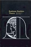 Business Decision Theory, Jedamus, Paul and Frame, Robert J., 0070323070