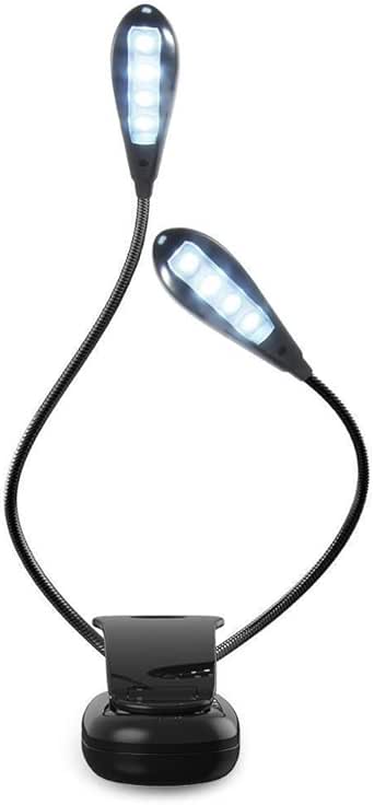 DXDYU 8 LED USB Lámpara De Escritorio LED De Doble Poste Mini Lámpara