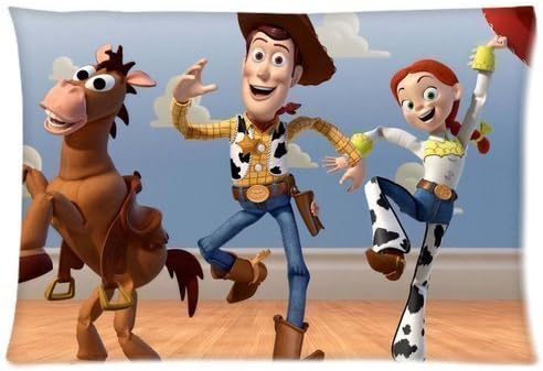 Toy Story Buzz Lightyear Sheriff Woody Jessie Pillowcase Rectangle Zippered Two Sides Design Printed 20x30 pillows Throw Pillow Cover Cushion Case Covers