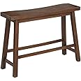 Boraam Sonoma Bench, 9"D x 33"W x 24"H, Chestnut