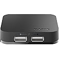 D-Link 4-Port USB 2.0 Hub including 4 Fast Charging Ports, mini USB 2.0 Port and 5V/2.5A Power Adapter (DUB-H4)