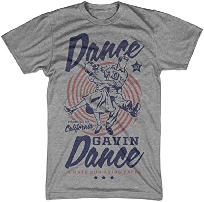 Dance Gavin Dance Dancers Heather Grey Slim Fit T-shirt