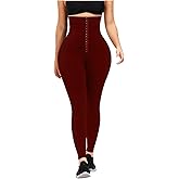 JGS1996 Plus Size Shapewear Tummy Control Leggings for Women High Waisted Compression Corset Waist Trainer Pants Body Shaper