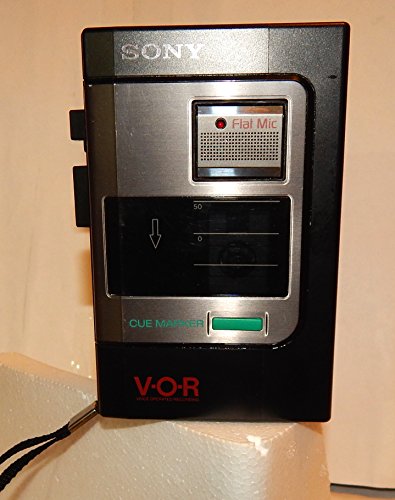 SONY-WALKMAN-TCM-37V-Cassette-Recorder-Voice-Operated-Speaker-Tape-Counter-Flat-Mic-Portable