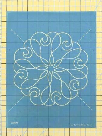 Pounce Pad Stencil (7" x 7") - Lacy Heart Array