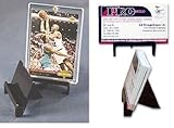 BCW Pro-Mold Sports Card Stand Display - Baseball, Football, Basketball or Hockey Card Display - Sportscards Collecting Supplies