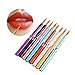 5 Pcs Retractable Lip Brush Travel Lipstick Gloss Makeup Brush Tool