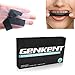 Genkent Bamboo Charcoal Teeth Whitening Strips Paper Shade Guide Makes Bright Smile14 Pouches(28 Strips)