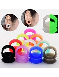 IU Mode 54 piezas 14 piezas de dilatadores de silicona para dilatadores de oreja, 0.07 oz-3 4