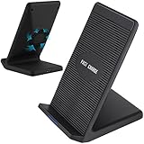 Wireless Charger Stand for iPhone x iPhone 8/8 Plus Fast Charger for Samsung Galaxy s8/s8 Plus/Note 8 (Stand Black)