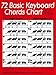 72 Basic Keyboard Chords Chart